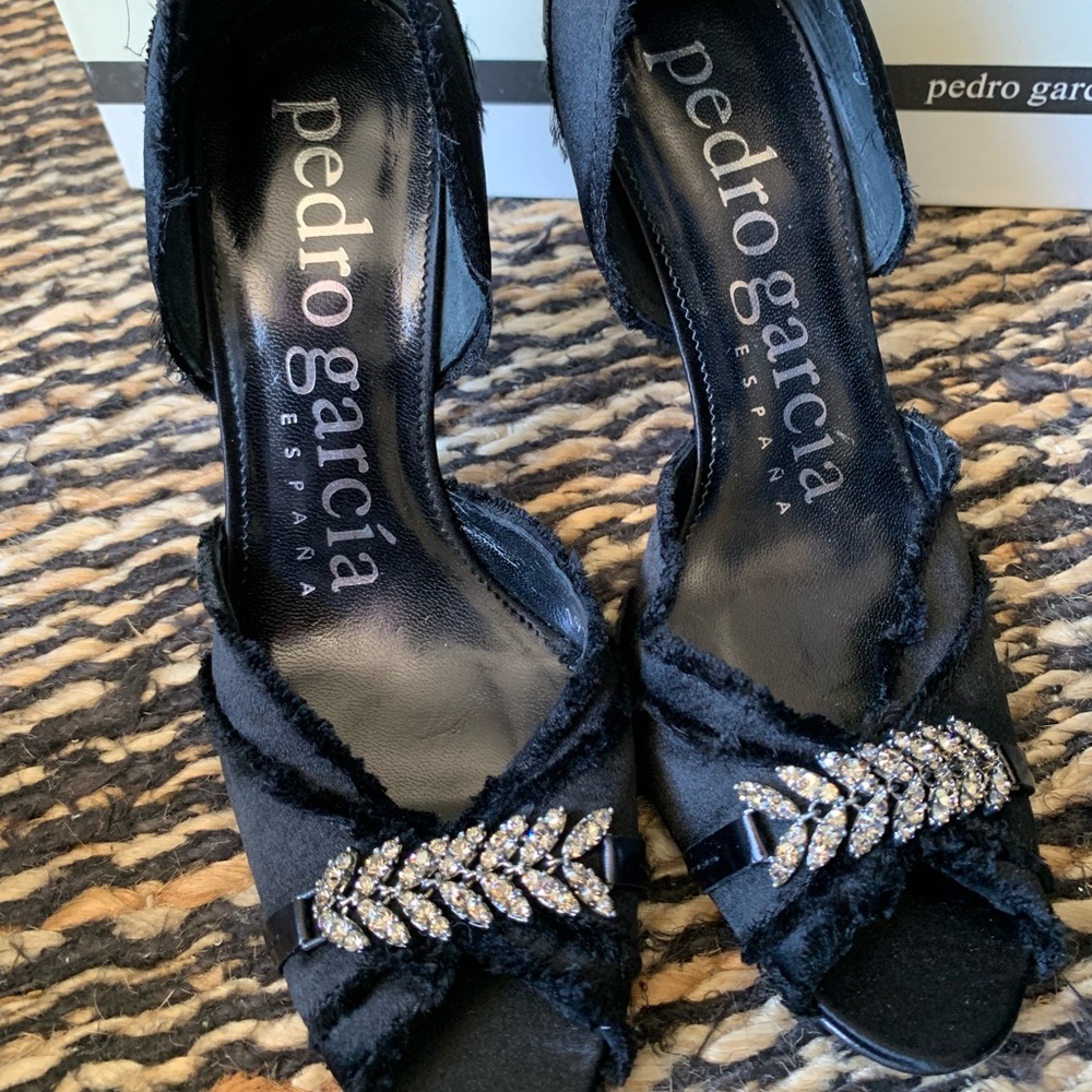 Pedro Garcia crystal satan heels